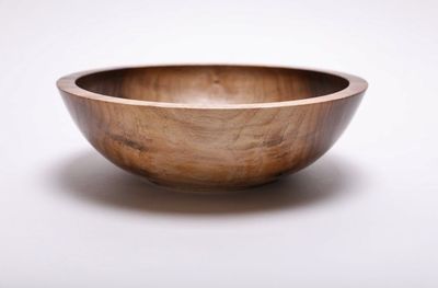 Alternate image for #1672 Black Walnut Wooden Bowl 9 X 2 3/4