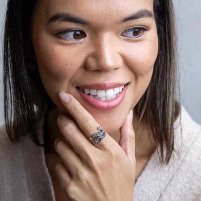 Alternate image for Adjustable Octopus Tentacle Ring