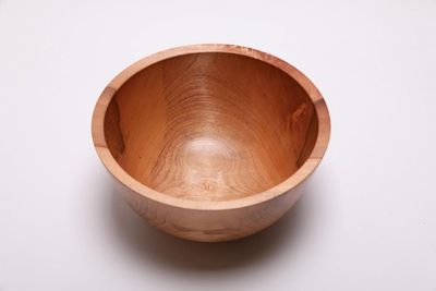 Alternate image for #2384 River Birch Wooden Bowl 9 1/8 x 4 1/2