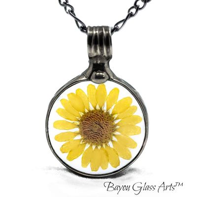 Alternate image for Sunflower Pendant Necklace for Women
