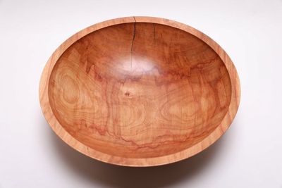 Alternate image for #2363 River Birch Wooden Fruit and Salad Bowl 14 1/8 x 4 1/4