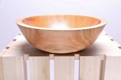 Alternate image for #2301 Sugar Maple Wooden Bowl 9 1/4 x 3
