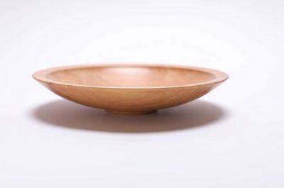 Alternate image for #2498 Small Sugar Maple Shallow Bowl 6 3/4 x 1 3/8