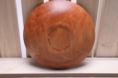 Alternate image for #2288 River Birch Wood Dish 6 1/8 x 1