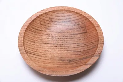 Alternate image for #2617 Spalted Quartersawn Red Oak Wooden Bowl  9 3/4 x 1 7/8