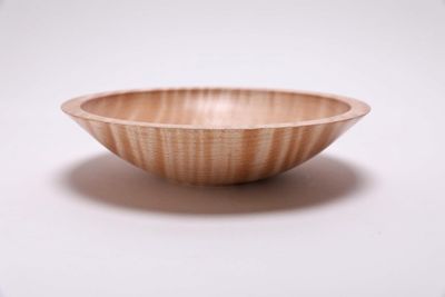 Alternate image for #2417 Tiger Maple Wooden Bowl 8 3/8 x 2