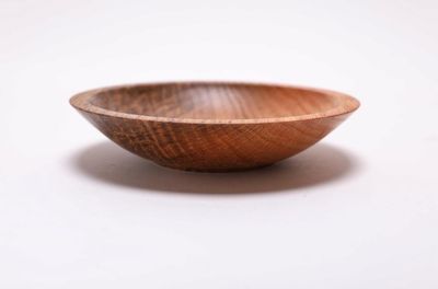 Alternate image for #2399 Small Spalted Oak Wooden Bowl 6 3/8 x 1 3/8