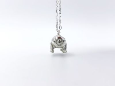 Alternate image for Silver Tardigrade Necklace