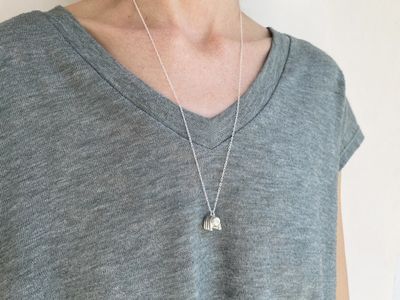 Alternate image for Silver Tardigrade Necklace