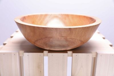 Alternate image for #2301 Sugar Maple Wooden Bowl 9 1/4 x 3