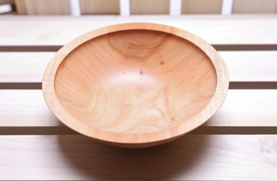 Alternate image for #2304 Small Sugar Maple Wooden Bowl 6 1/8 X 2 1/8