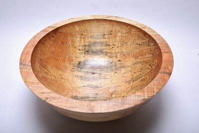 Alternate image for #1796-4 Spalted Maple Wooden Bowl 19 5/8 X 8 1/4