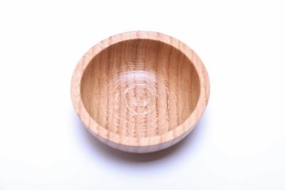 Alternate image for #2338 Small Quartersawn Red Oak Wooden Bowl 4 7/8 x 2