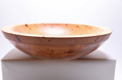 Alternate image for #2362 Sweet Gum Wooden Fruit Bowl 17 1/2 x 4 3/4