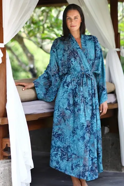 Primary image for Batik Patterned Robe Sapphire Dreams
