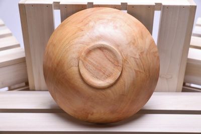 Alternate image for #2290 Sugar Maple Wooden Bowl 8 1/2 X 2 1/2