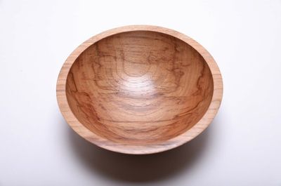 Alternate image for #2042 Mineral Stained Hickory Wooden Bowl 9 1/8 X 3 1/4