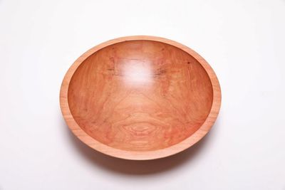 Alternate image for #2414 Wild Black Cherry Wooden Bowl 9 3/4 x 2 1/4