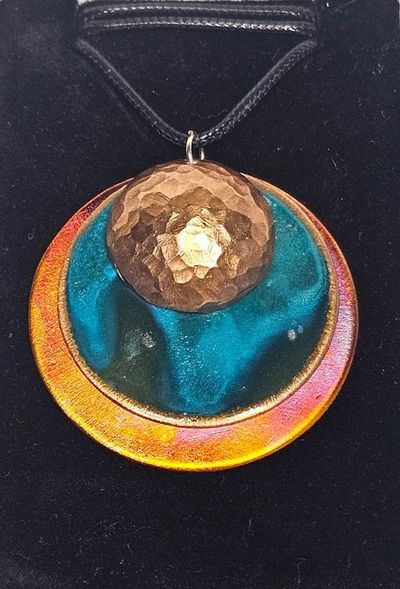 Alternate image for Syzygy Copper Patina Pendant