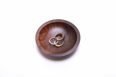 Alternate image for #2431 Claro Walnut Wooden Ring Dish 4 1/8 x 1