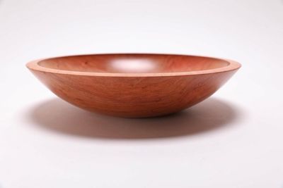 Alternate image for #2414 Wild Black Cherry Wooden Bowl 9 3/4 x 2 1/4