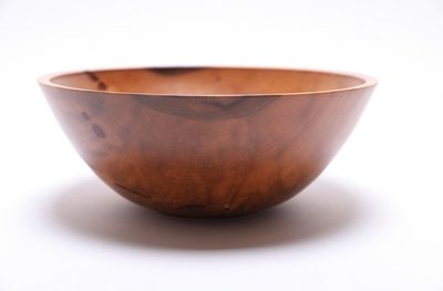 Alternate image for #2477 Sweet Gum Wooden Bowl 9 7/8 x 3 7/8