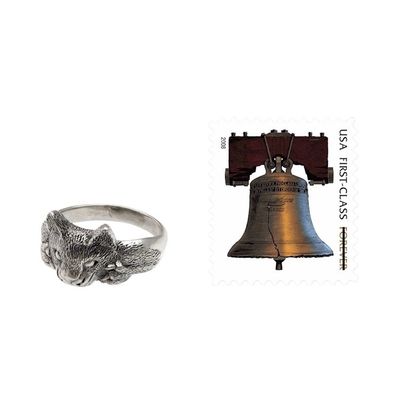 Alternate image for Unique Mens Ocelot Ring Crafted from Sterling Silver Feisty Ocelot