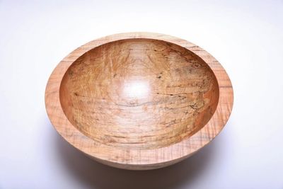 Alternate image for #1796-3 Spalted Maple Wooden Bowl 14 1/2 X 5 1/4