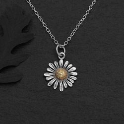 Image for Daisy Necklace with Bronze Center
