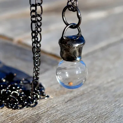 Alternate image for Mustard Seed Necklace, Christian Jewelry for Men or Women