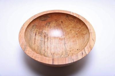 Alternate image for #1796-3 Spalted Maple Wooden Bowl 14 1/2 X 5 1/4