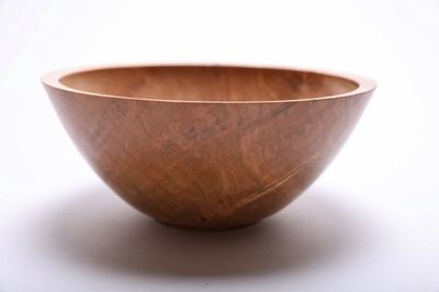 Alternate image for #1890 Maple Wooden Bowl 8 1/8 X 3 1/2