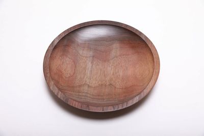 Alternate image for #2077 Rainbow Walnut Wooden Bowl 9 1/4 x 1 1/2