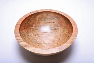 Alternate image for #1796-3 Spalted Maple Wooden Bowl 14 1/2 X 5 1/4