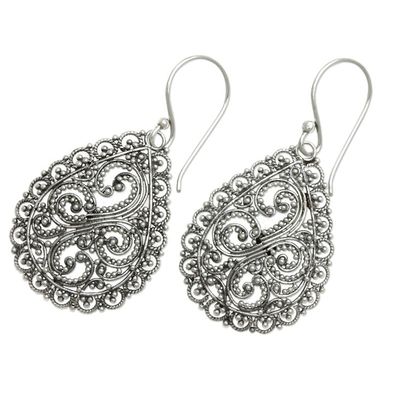 Alternate image for Fair Trade Sterling Silver Earrings Divine Femininity