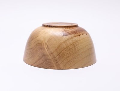 Alternate image for #2452 Small Camphor Wooden Bowl 4 1/2 x 2 1/4