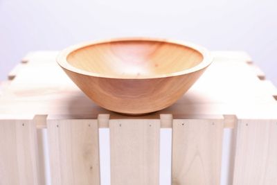 Alternate image for #2304 Small Sugar Maple Wooden Bowl 6 1/8 X 2 1/8