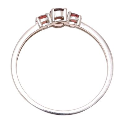 Alternate image for Garnet Ring India Birthstone Jewelry Passions Glow