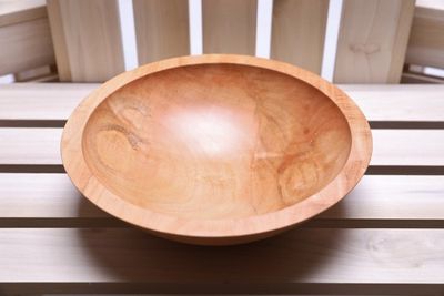 Alternate image for #2290 Sugar Maple Wooden Bowl 8 1/2 X 2 1/2
