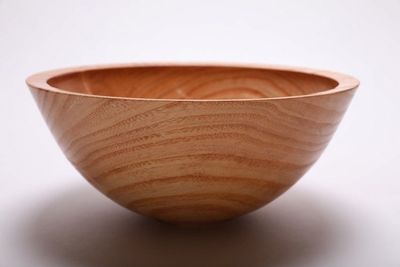 Alternate image for #1901 Locust Wooden Bowl 9 3/8 X 4