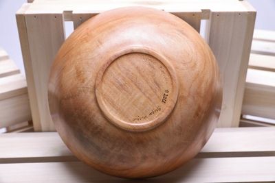 Alternate image for #2301 Sugar Maple Wooden Bowl 9 1/4 x 3