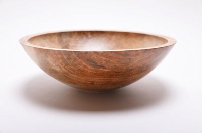 Alternate image for #1708 Spalted Ambrosia Maple Wooden Bowl 10 1/2 X 3 1/2