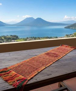Image for Beautiful Sun-Kissed Amber Huipile Table Runner