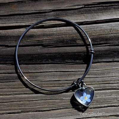 Alternate image for Forget Me Not Bracelet, Heart Charm