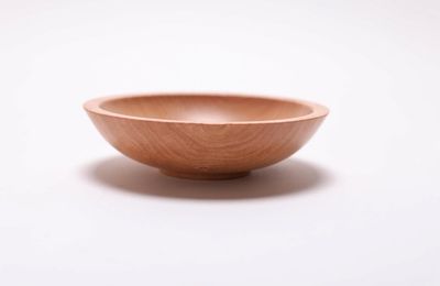 Alternate image for #2437 Small Wild Dogwood Wooden Bowl 4 1/2 x 1 1/4