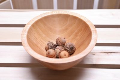 Alternate image for #2260 Small American Beech Wooden Bowl 5 1/2 x 3