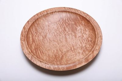 Alternate image for #2115 Quilted Maple Wooden Platter 13 1/4 x 1 3/4  Flame Maple Platter Maple Platter
