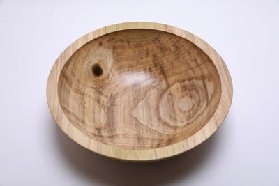 Alternate image for #2370 Tulip Poplar Wooden Fruit and Salad Bowl 11 1/4 x 3 5/8