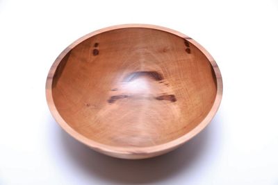 Alternate image for #2477 Sweet Gum Wooden Bowl 9 7/8 x 3 7/8