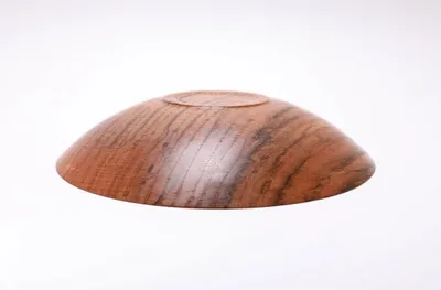 Alternate image for #2617 Spalted Quartersawn Red Oak Wooden Bowl  9 3/4 x 1 7/8